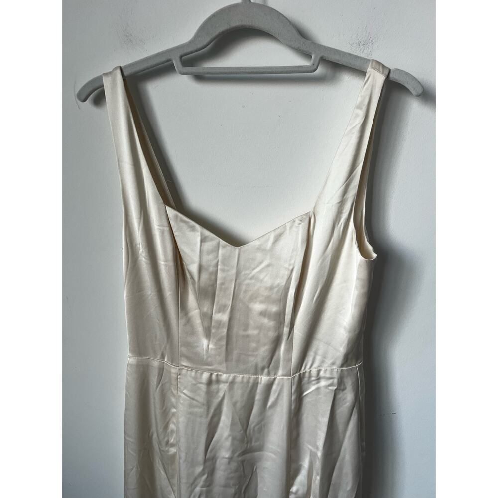 Reformation Payton Satin Dress in Fior Di Latte - new with tags - Picture 6 of 8